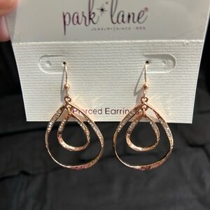 Park Lane Belle Rose Gold Layered Dangle Earrings